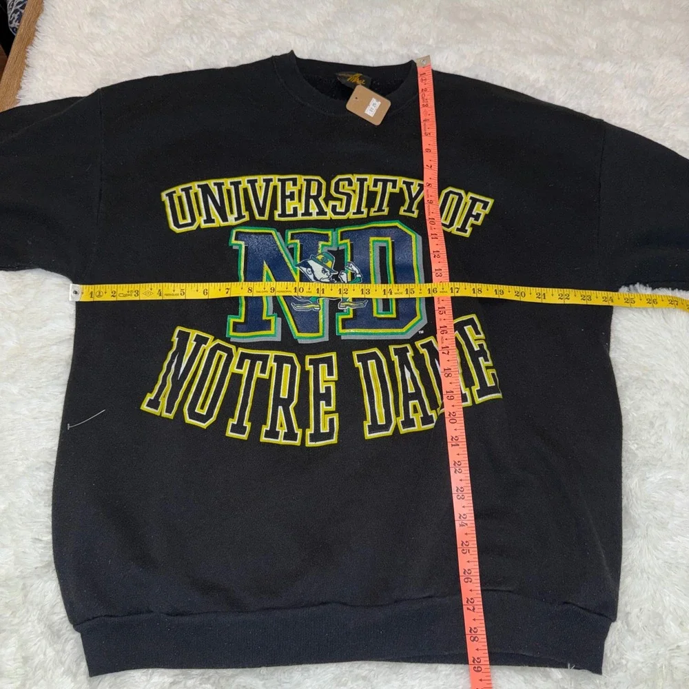 Pure Magic Notre Dame Sweatshirt Mens XL Black Good Vintage Fighting Irish NCAA
